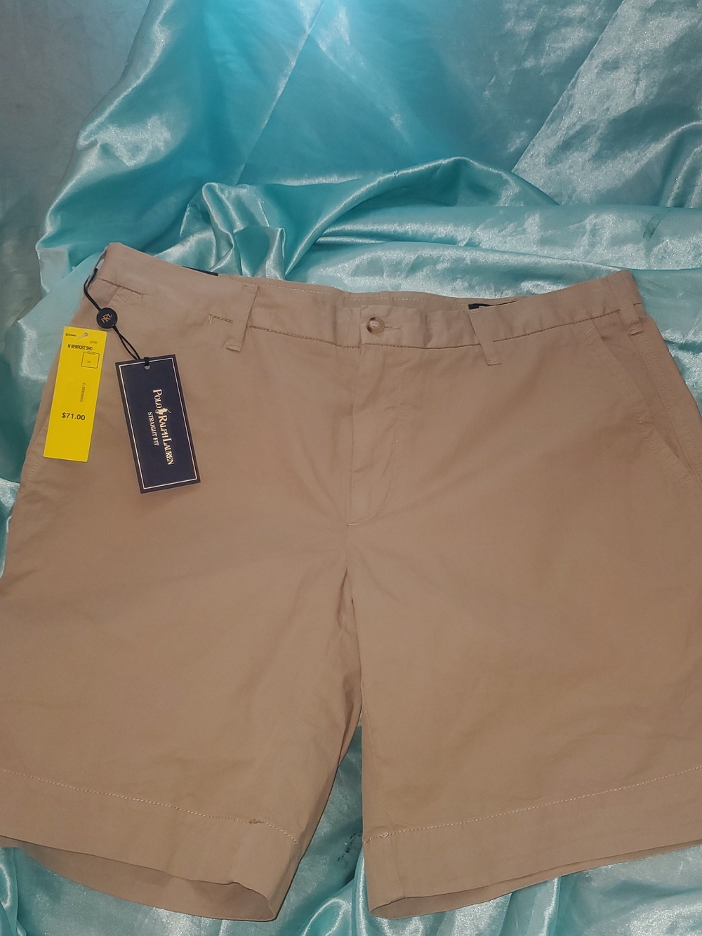 Polo by Ralph Lauren Men’s Khaki Chino Shorts 34W